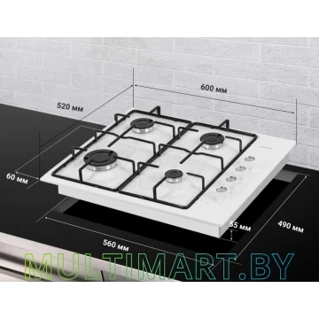 Газовая варочная панель Simfer H60Q40W411 картинка 8